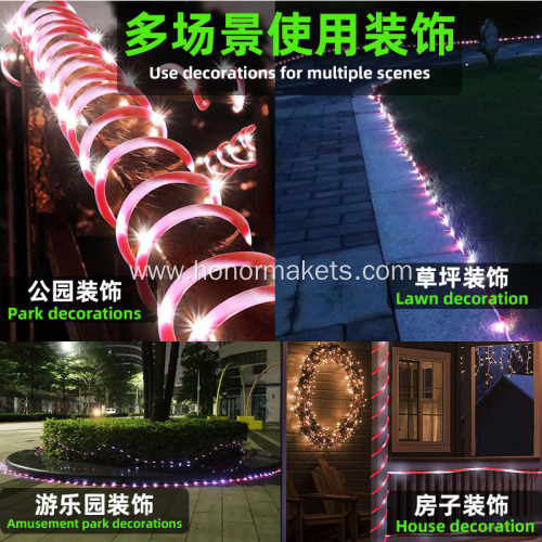 Christmas Solar Candy Rope Lights